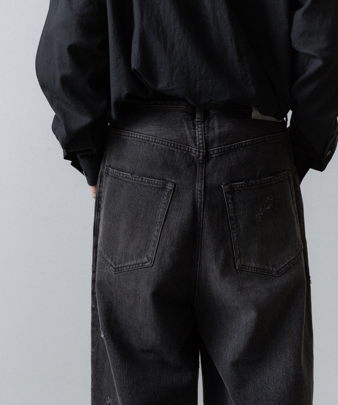 ssstein(シュタイン)のBAGGY DENIM JEANS - BLACKの公式通販サイトsession福岡セレクトショップ
