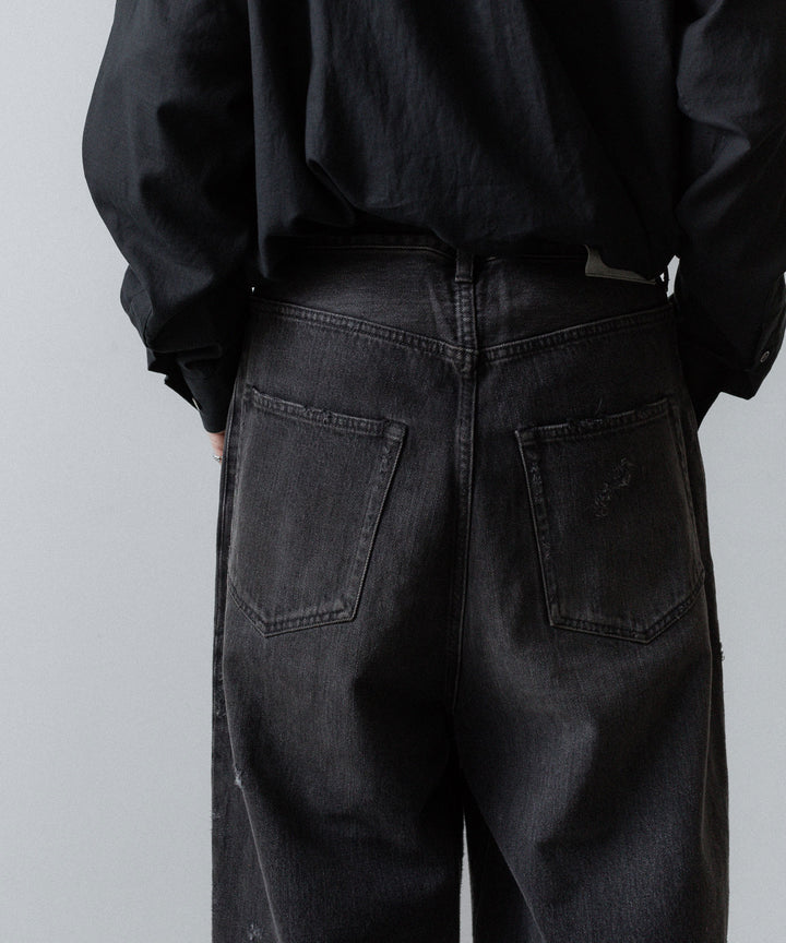 ssstein(シュタイン)のBAGGY DENIM JEANS - BLACKの公式通販サイトsession福岡セレクトショップ
