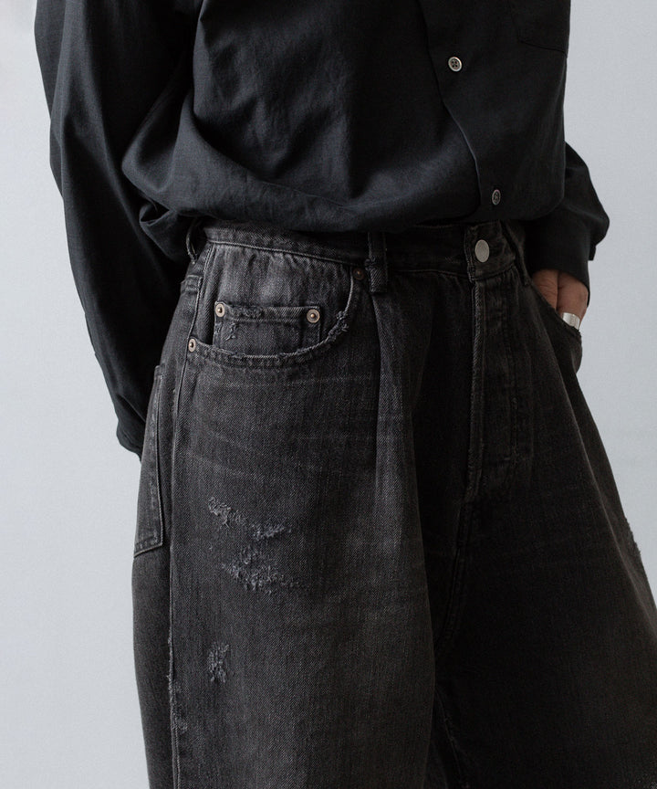 ssstein(シュタイン)のBAGGY DENIM JEANS - BLACKの公式通販サイトsession福岡セレクトショップ