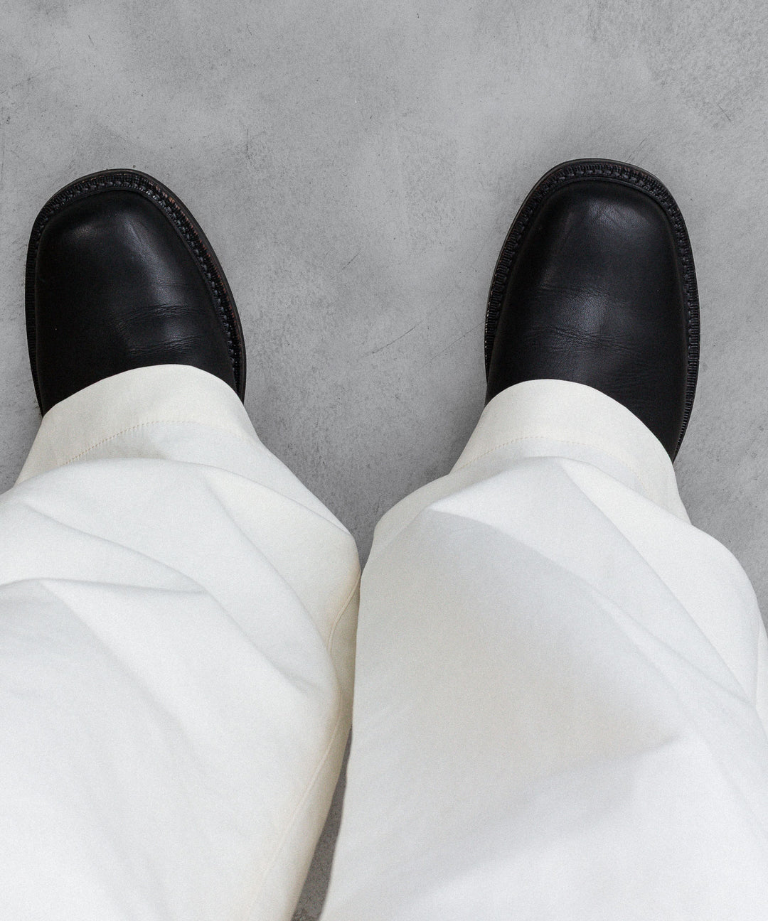 ssstein(シュタイン)のDOUBLE WEAVE COTTON ONE TUCK WIDE PANTS - CREAMの公式通販サイトsession福岡セレクトショップ