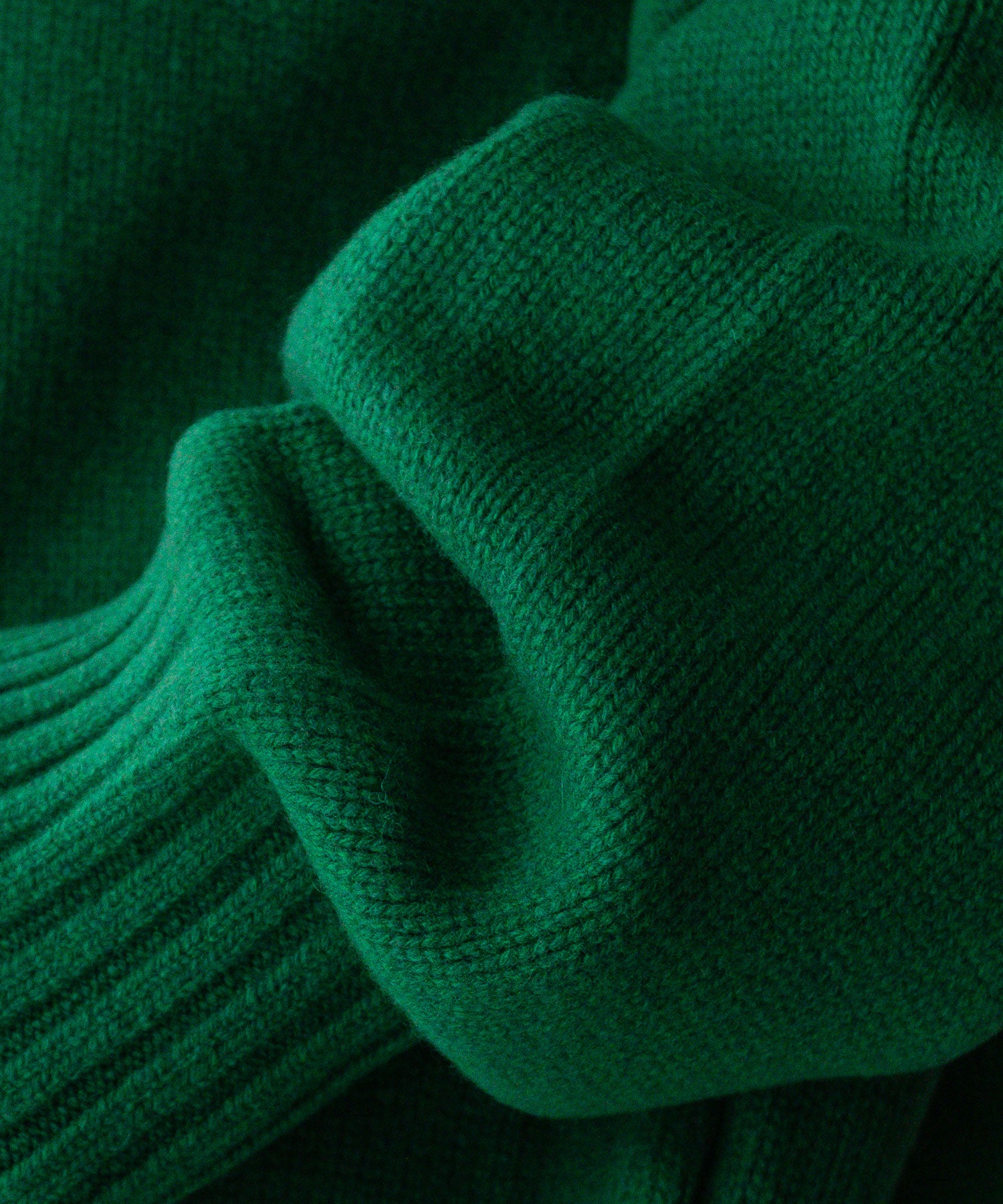 stein(シュタイン)の23AWコレクションEX FINE LAMBS LOOSE HIGH NECK KNIT LSのGREEN sessionセッション福岡セレクトショップ 公式通販サイト