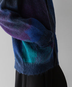 stein(シュタイン)の23AWコレクションGRADATION MOHAIR CARDIGANのBLUE BLACKstein(シュタイン)の23AWコレクションGRADATION MOHAIR CARDIGANのBLUE BLACK