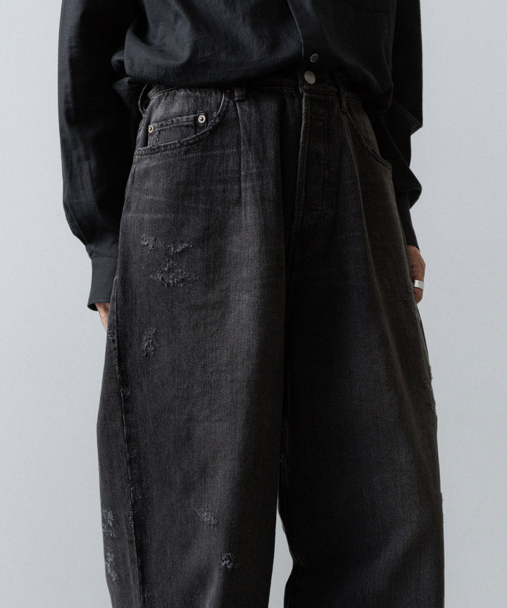 ssstein(シュタイン)のBAGGY DENIM JEANS - BLACKの公式通販サイトsession福岡セレクトショップ