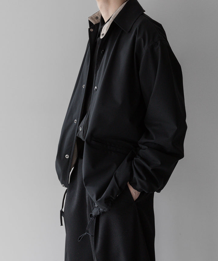【INTÉRIM】HYPER BIG DERMIZAX WATER PROOF COACH JACKET - BLACK
