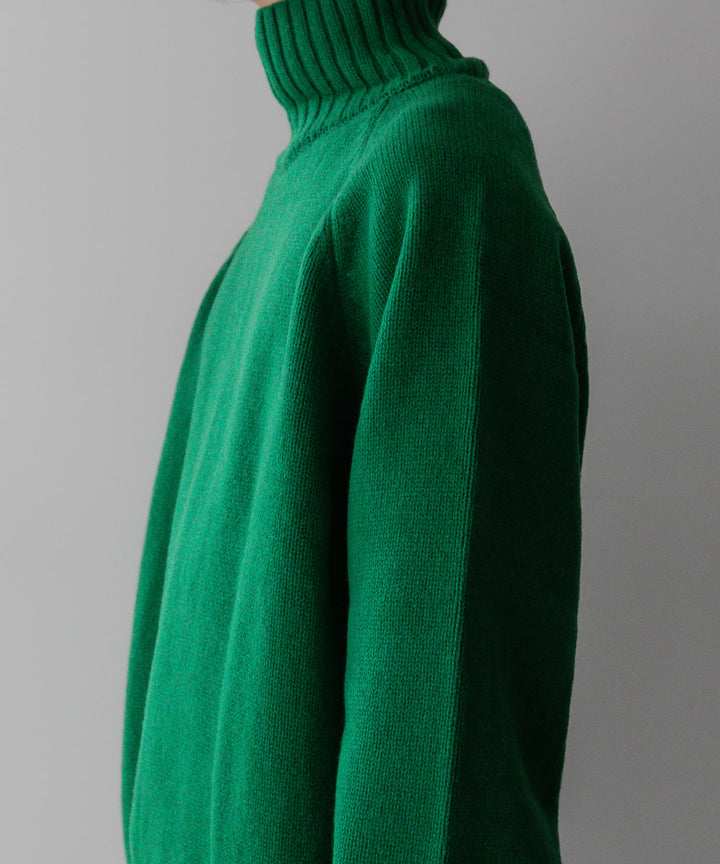 stein(シュタイン)の23AWコレクションEX FINE LAMBS LOOSE HIGH NECK KNIT LSのGREEN sessionセッション福岡セレクトショップ 公式通販サイト