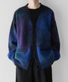 【stein】GRADATION MOHAIR CARDIGAN - BLUE BLACK
