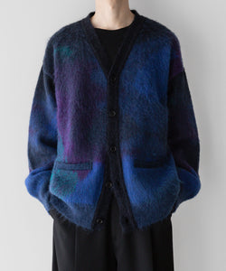 stein(シュタイン)の23AWコレクションGRADATION MOHAIR CARDIGANのBLUE BLACKstein(シュタイン)の23AWコレクションGRADATION MOHAIR CARDIGANのBLUE BLACK