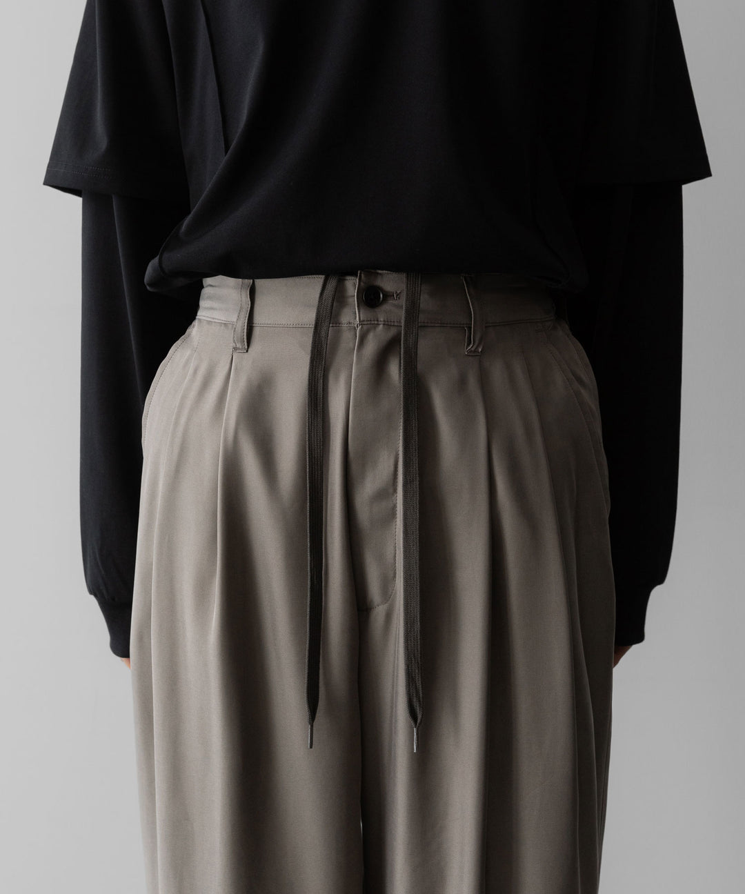 ssstein(シュタイン)のCUPRO TWILL WIDE EASY TROUSERS - TAUPEの公式通販サイトsession福岡セレクトショップ