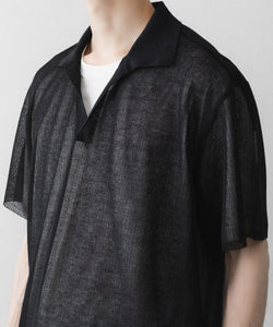 ssstein / シュタイン】PE/RAMIE KNIT SS SKIPPER - BLACK | 公式通販