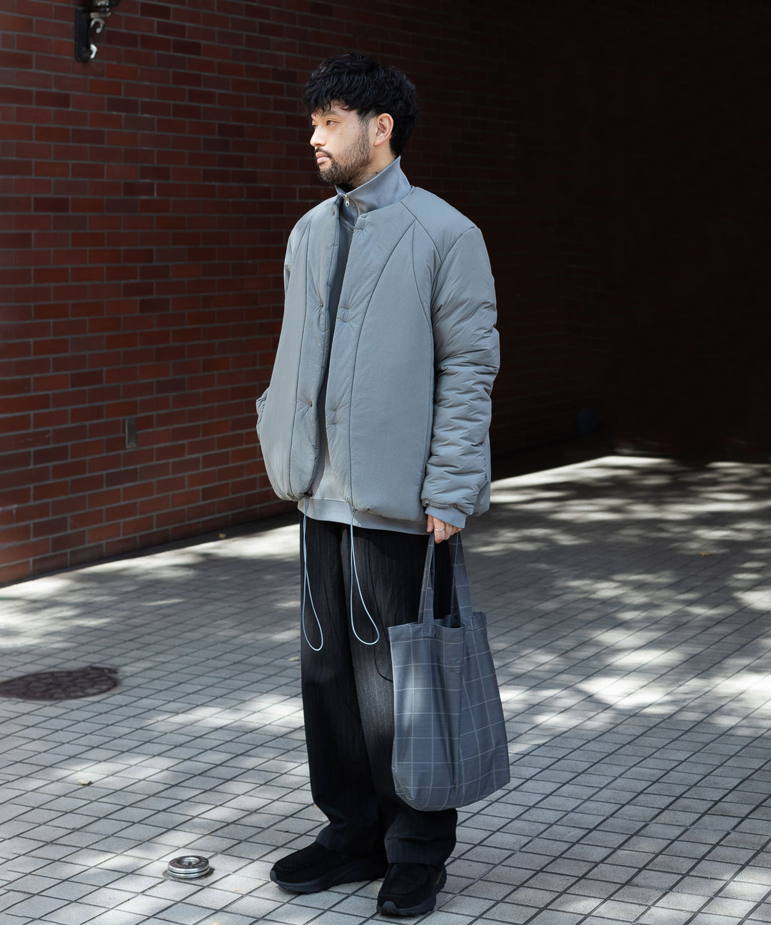 KANEMASA PHIL. カネマサフィル 23AW EXCLUSIVE - 36G SUPER FINE GAUGE HALF ZIP PULLOVER - LIGHT GRAY sessionセッション福岡セレクトショップ公式通販サイト