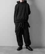 画像をギャラリービューアに読み込む, ssstein(シュタイン)のUNTWISTED YARN FADE SWEAT TWIST SEAM PANTS - BLACKの公式通販サイトsession福岡セレクトショップ
