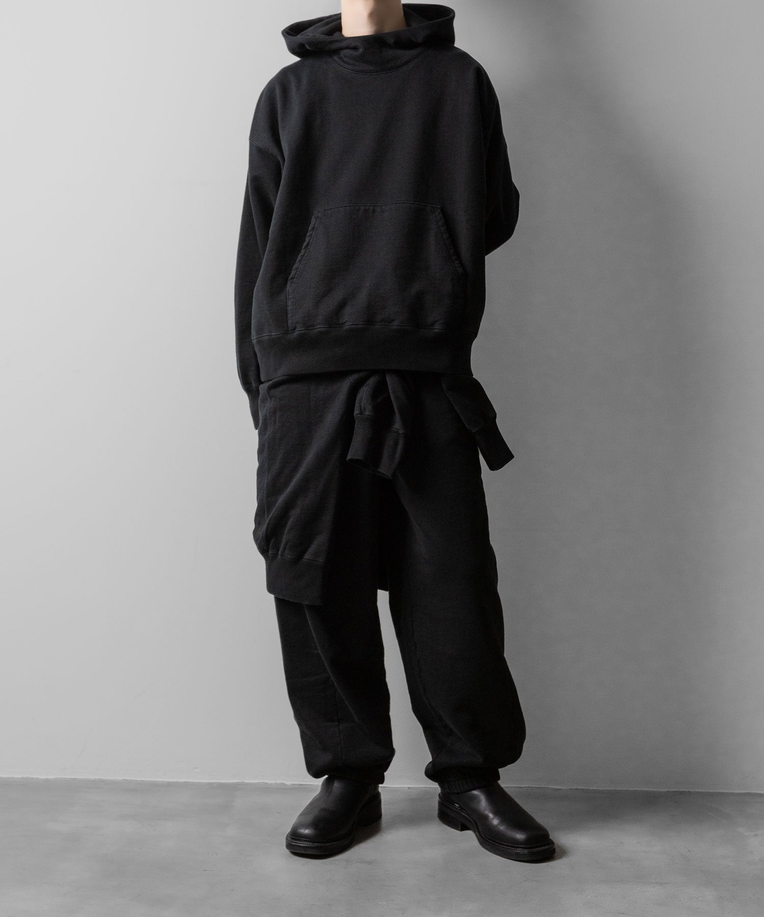 ssstein(シュタイン)のUNTWISTED YARN FADE SWEAT HOOD LS - BLACKの公式通販サイトsession福岡セレクトショップ