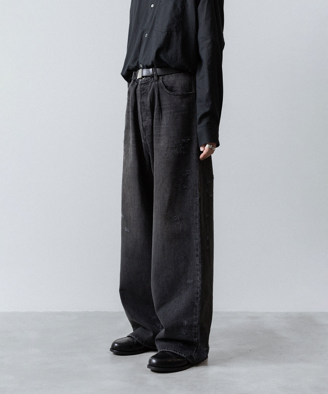 ssstein(シュタイン)のBAGGY DENIM JEANS - BLACKの公式通販サイトsession福岡セレクトショップ