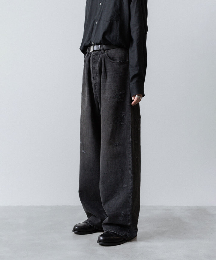 ssstein(シュタイン)のBAGGY DENIM JEANS - BLACKの公式通販サイトsession福岡セレクトショップ
