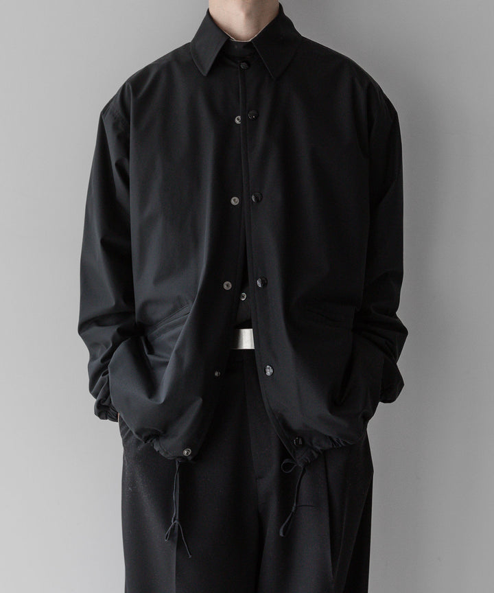 INTÉRIM - インテリムのHYPER BIG DERMIZAX WATER PROOF COACH JACKET - BLACK 公式通販サイトsession福岡セレクトショップ