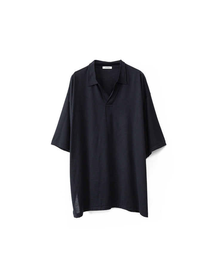INTÉRIM - インテリムのSILK COTTON JERSEY DEADSTOCK FABRIC HYPER BIG SKIPPER SHIRTのVULCAN公式通販サイトsession福岡セレクトショップ