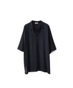 画像をギャラリービューアに読み込む, INTÉRIM - インテリムのSILK COTTON JERSEY DEADSTOCK FABRIC HYPER BIG SKIPPER SHIRTのVULCAN公式通販サイトsession福岡セレクトショップ
