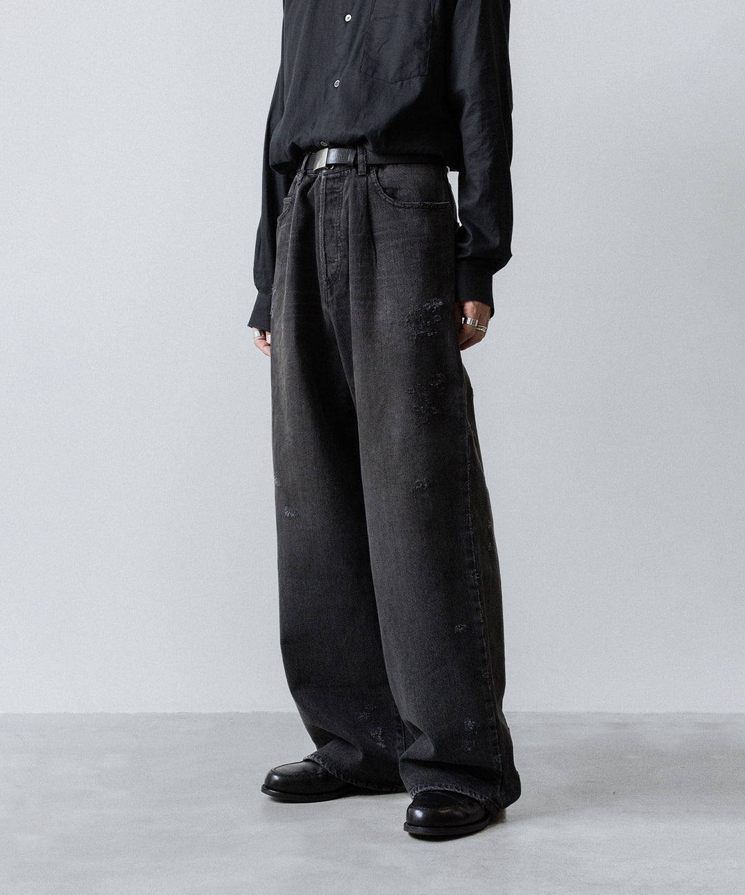 ssstein(シュタイン)のBAGGY DENIM JEANS - BLACKの公式通販サイトsession福岡セレクトショップ