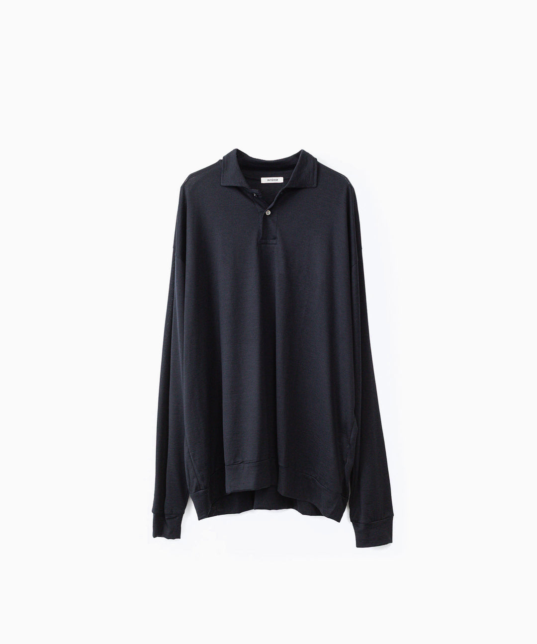 INTÉRIM インテリムのSILK COTTON JERSEY DEADSTOCK FABRIC HYPER BIG LONG POLO SHIRTのVULCAN 公式通販サイトsession福岡セレクトショップ