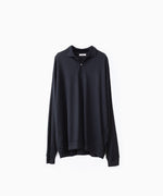 画像をギャラリービューアに読み込む, INTÉRIM インテリムのSILK COTTON JERSEY DEADSTOCK FABRIC HYPER BIG LONG POLO SHIRTのVULCAN 公式通販サイトsession福岡セレクトショップ
