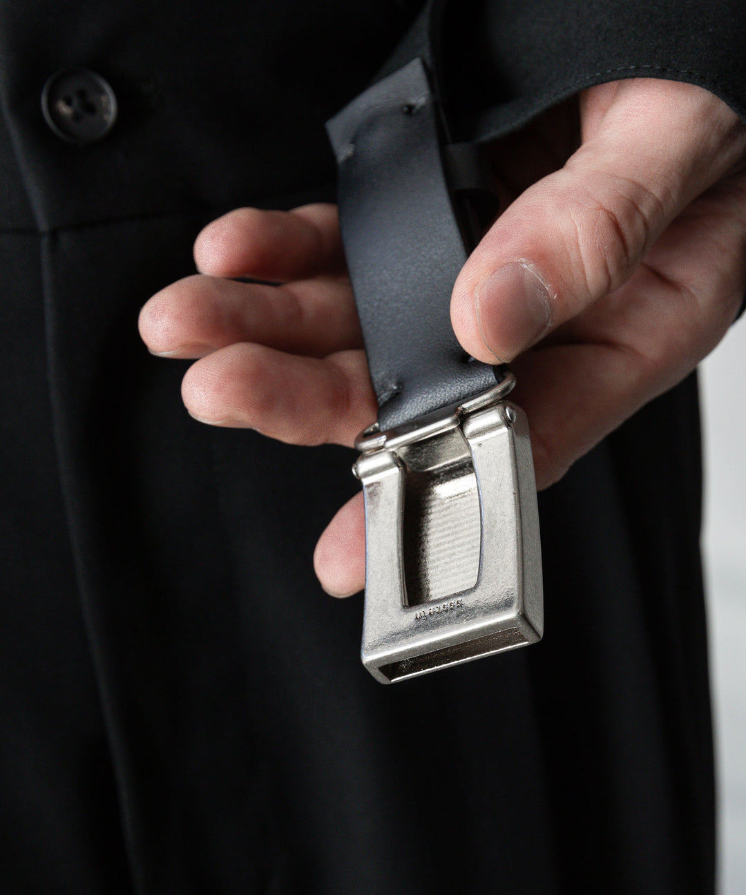 【ssstein】シュタイン 26ss LEATHER BELT ( PLAIN BUCKLE ) - BLACK sessionセッション福岡セレクトショップ 公式通販サイト