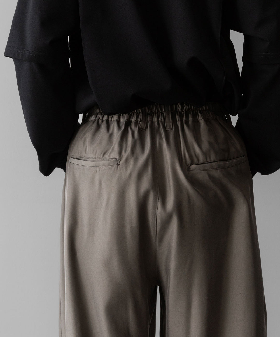 ssstein(シュタイン)のCUPRO TWILL WIDE EASY TROUSERS - TAUPEの公式通販サイトsession福岡セレクトショップ