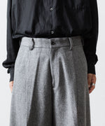 画像をギャラリービューアに読み込む, ssstein(シュタイン)のW/CA BEAVER EXTRA WIDE TROUSERS - GREYの公式通販サイトsession福岡セレクトショップ
