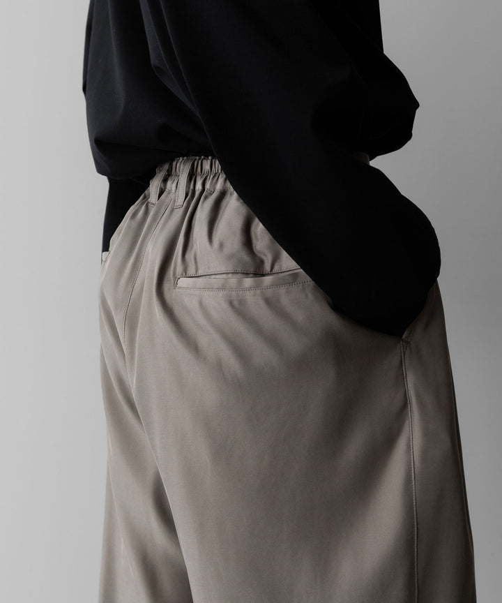 ssstein(シュタイン)のCUPRO TWILL WIDE EASY TROUSERS - TAUPEの公式通販サイトsession福岡セレクトショップ