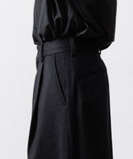 画像をギャラリービューアに読み込む, ssstein(シュタイン)のW/CA BEAVER EXTRA WIDE TROUSERS - BLACKの公式通販サイトsession福岡セレクトショップ
