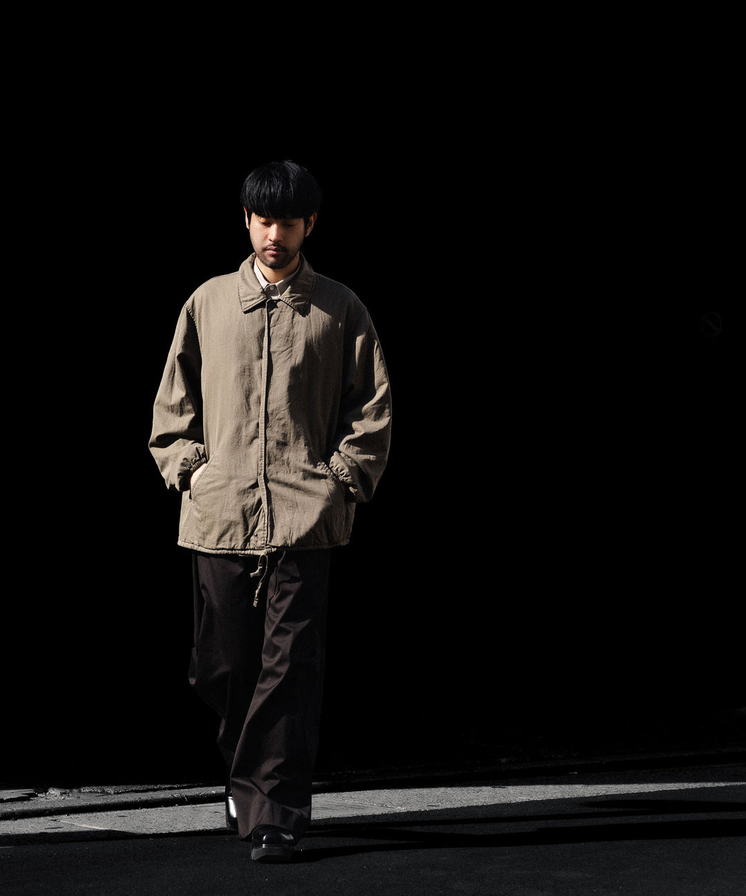 ssstein(シュタイン)のCOTTON RAYON VINTAGE COACH JACKET - BEIGEの公式通販サイトsession福岡セレクトショップ