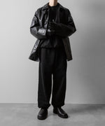 画像をギャラリービューアに読み込む, ssstein(シュタイン)のUNTWISTED YARN FADE SWEAT TWIST SEAM PANTS - BLACKの公式通販サイトsession福岡セレクトショップ
