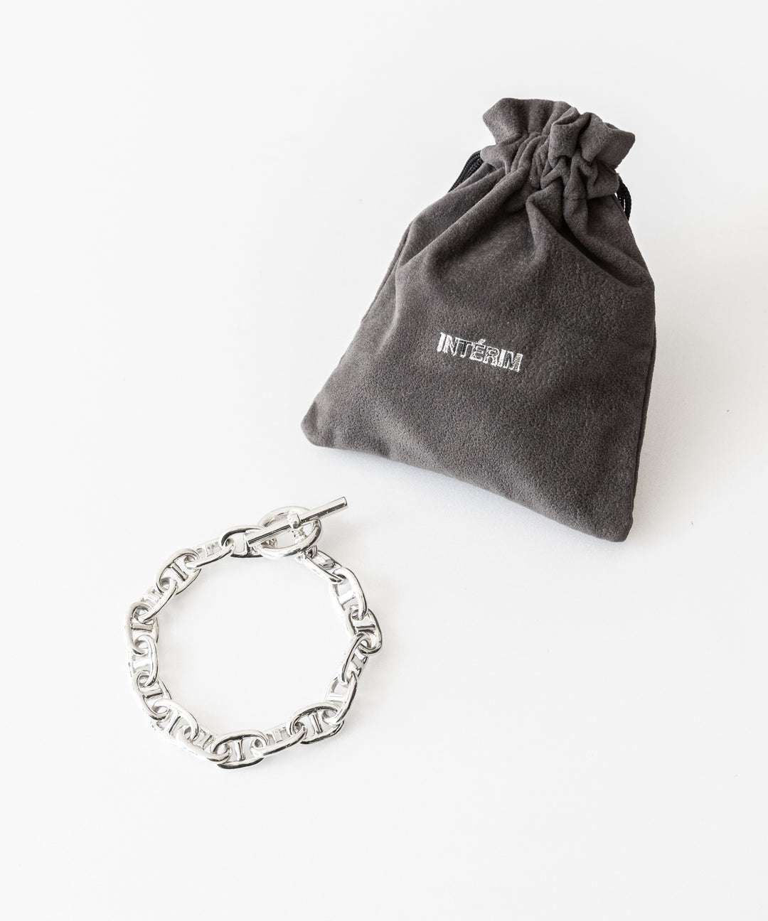 【INTÉRIM】TAXCO SILVER ANCHOR BRACELET - SILVER