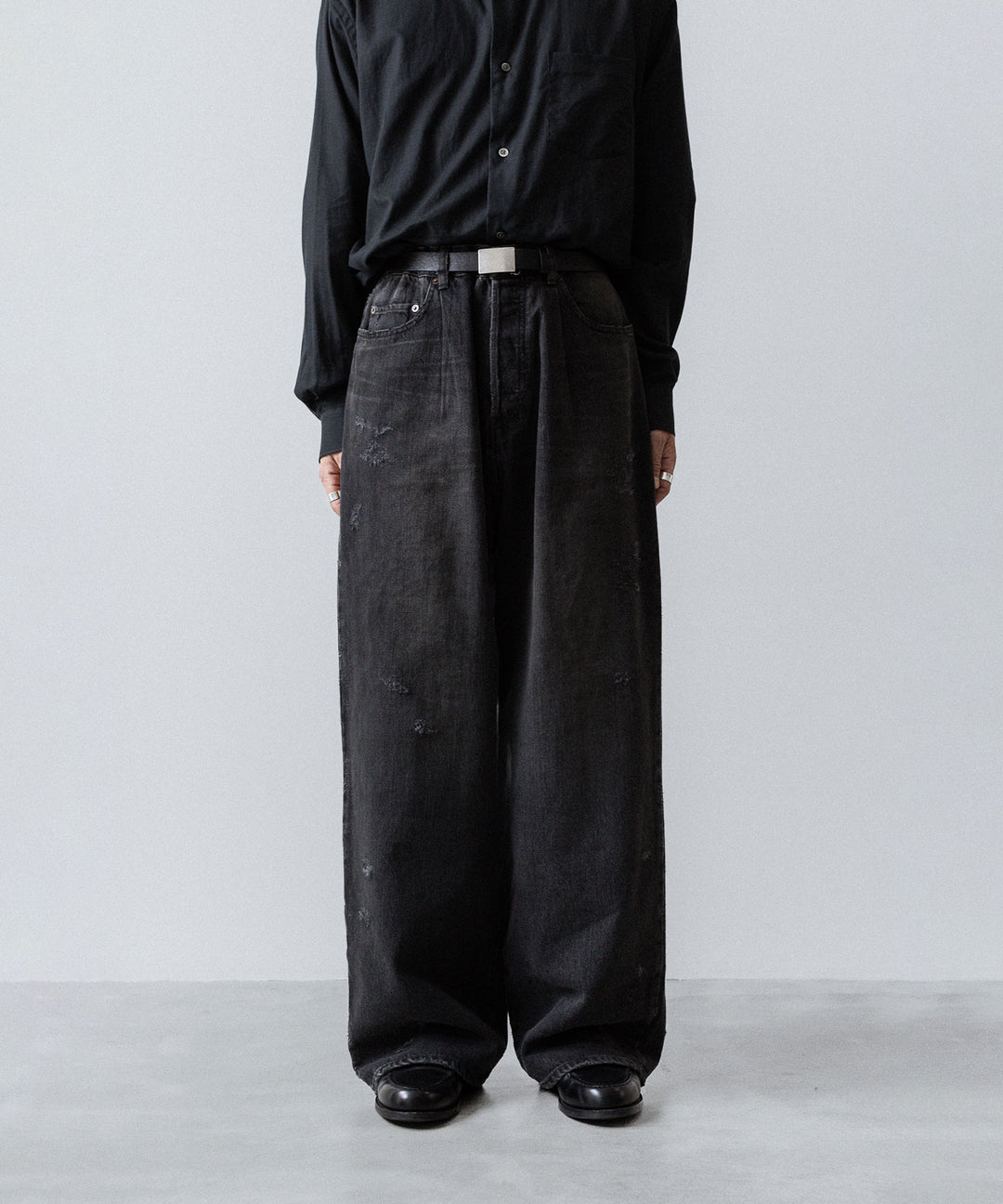 ssstein(シュタイン)のBAGGY DENIM JEANS - BLACKの公式通販サイトsession福岡セレクトショップ