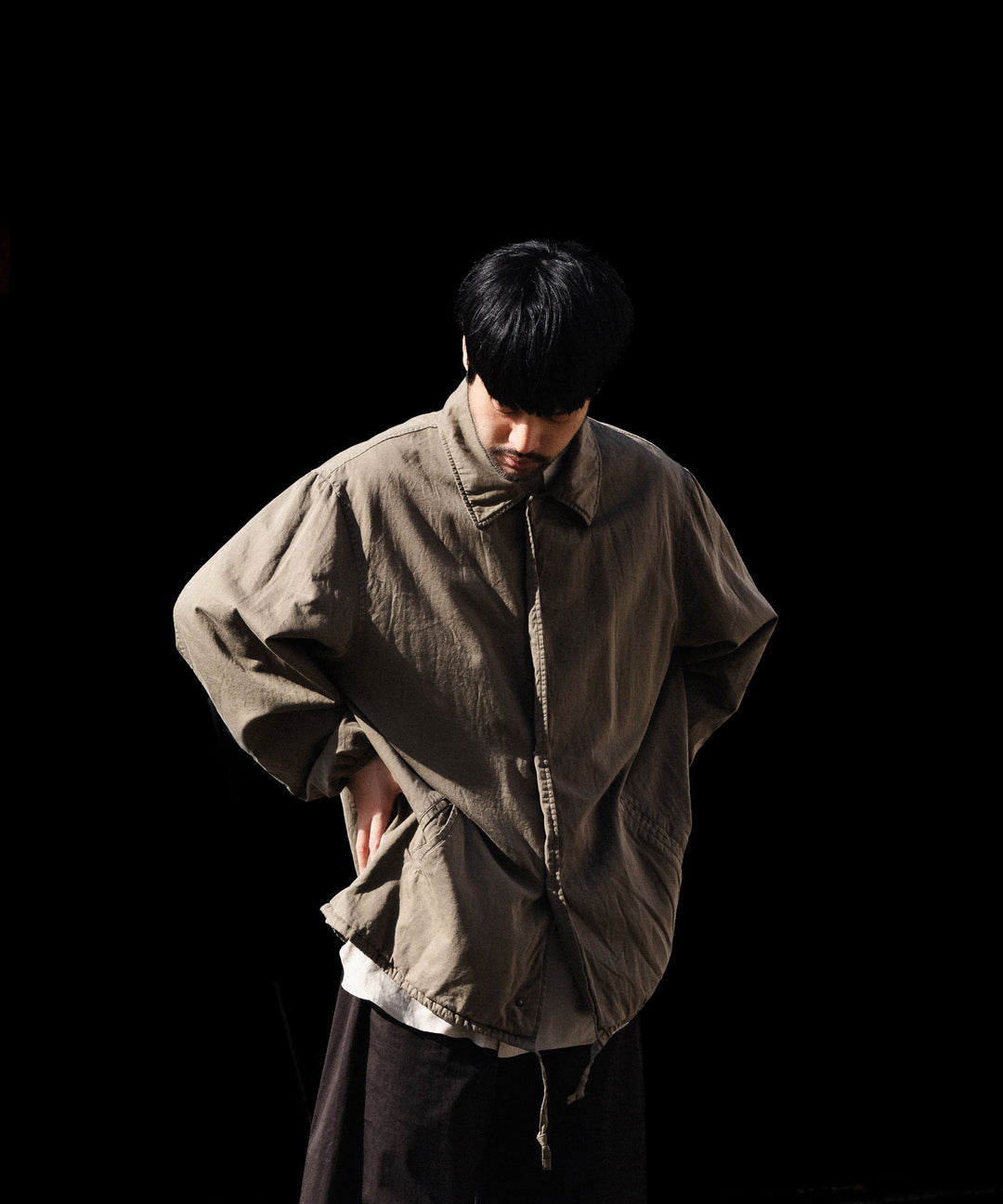 ssstein(シュタイン)のCOTTON RAYON VINTAGE COACH JACKET - BEIGEの公式通販サイトsession福岡セレクトショップ