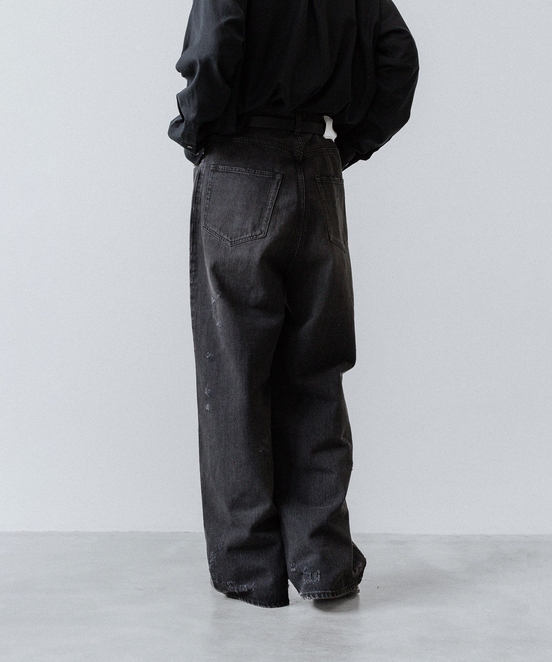ssstein(シュタイン)のBAGGY DENIM JEANS - BLACKの公式通販サイトsession福岡セレクトショップ
