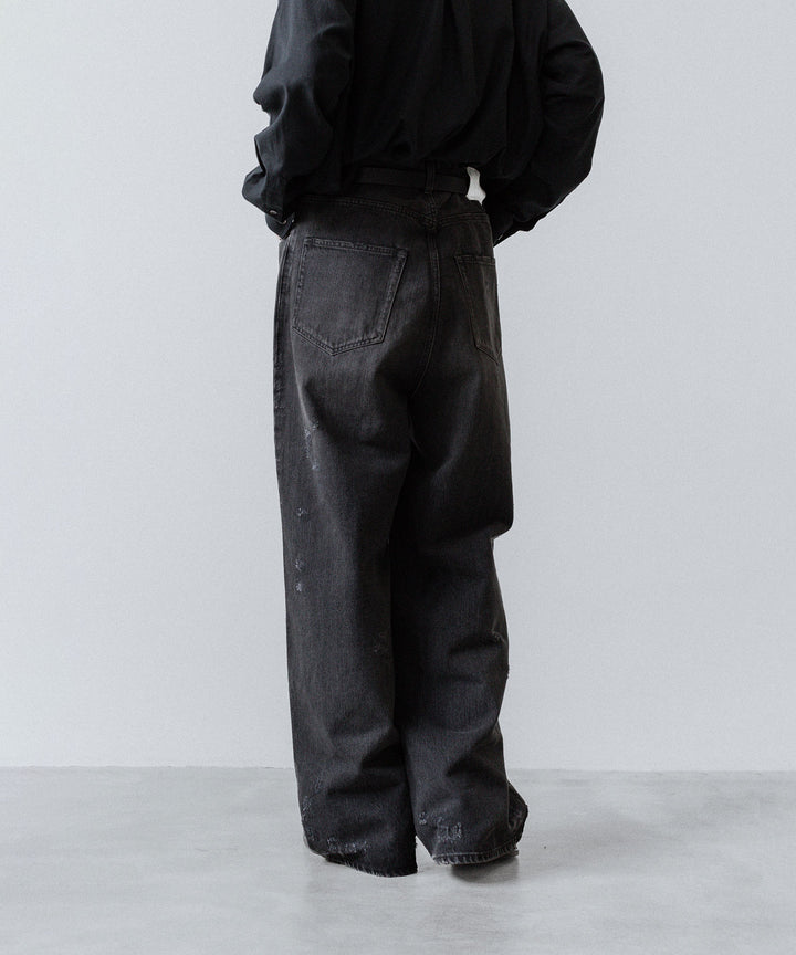 ssstein(シュタイン)のBAGGY DENIM JEANS - BLACKの公式通販サイトsession福岡セレクトショップ