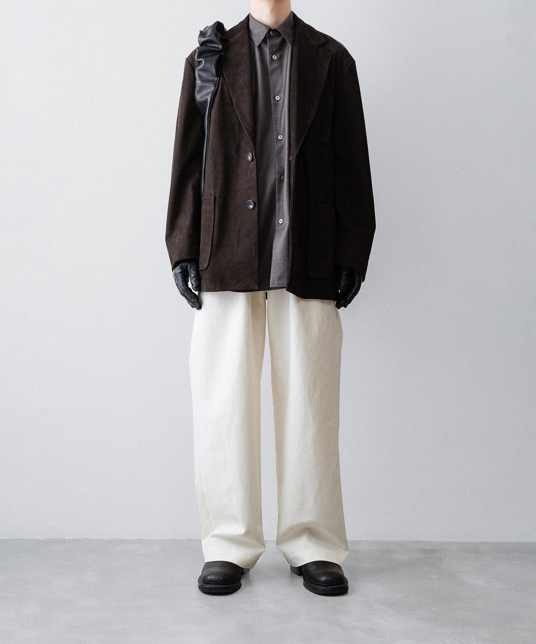 ssstein(シュタイン)のCOW NUBUCK BLAZER - DARK BROWNの公式通販サイトsession福岡セレクトショップ