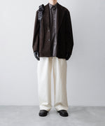 画像をギャラリービューアに読み込む, ssstein(シュタイン)のCOW NUBUCK BLAZER - DARK BROWNの公式通販サイトsession福岡セレクトショップ
