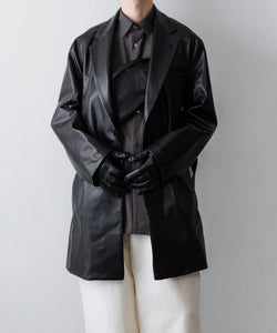 ssstein / シュタイン】LAMBS LEATHER HALF COAT - BLACK | 公式通販 ssstein / シュタイン】LAMBS LEATHER HALF COAT - BLACK | 公式通販