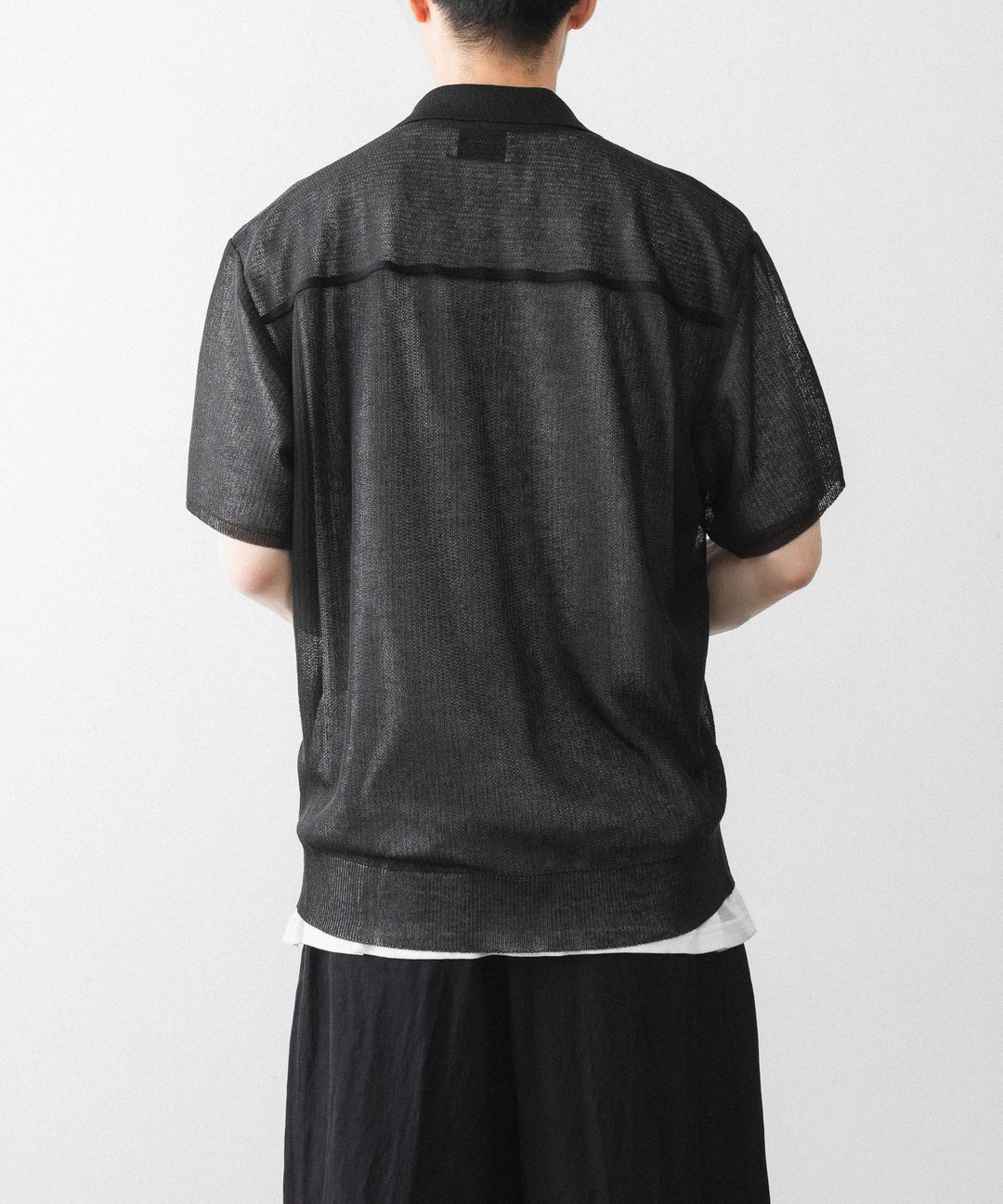 ssstein(シュタイン)のPE/RAMIE KNIT SS SKIPPER - DARK CHARCOALの公式通販サイトsession福岡セレクトショップ
