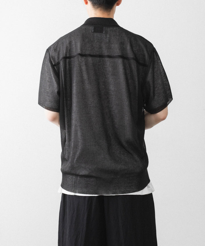 ssstein(シュタイン)のPE/RAMIE KNIT SS SKIPPER - DARK CHARCOALの公式通販サイトsession福岡セレクトショップ