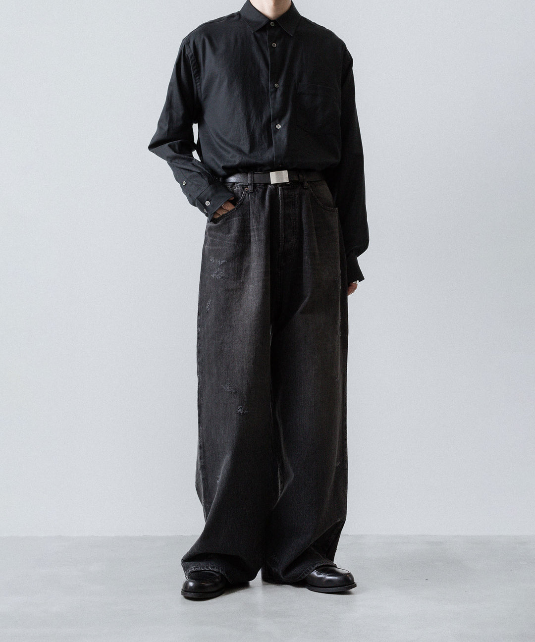 ssstein(シュタイン)のBAGGY DENIM JEANS - BLACKの公式通販サイトsession福岡セレクトショップ