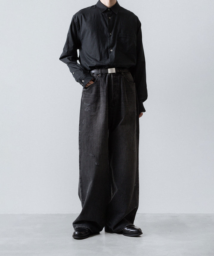 ssstein(シュタイン)のBAGGY DENIM JEANS - BLACKの公式通販サイトsession福岡セレクトショップ