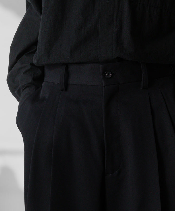 stein(シュタイン)の24SSコレクションLONG WIDE TROUSERSのBLACK sessionセッション福岡セレクトショップ 公式通販サイト