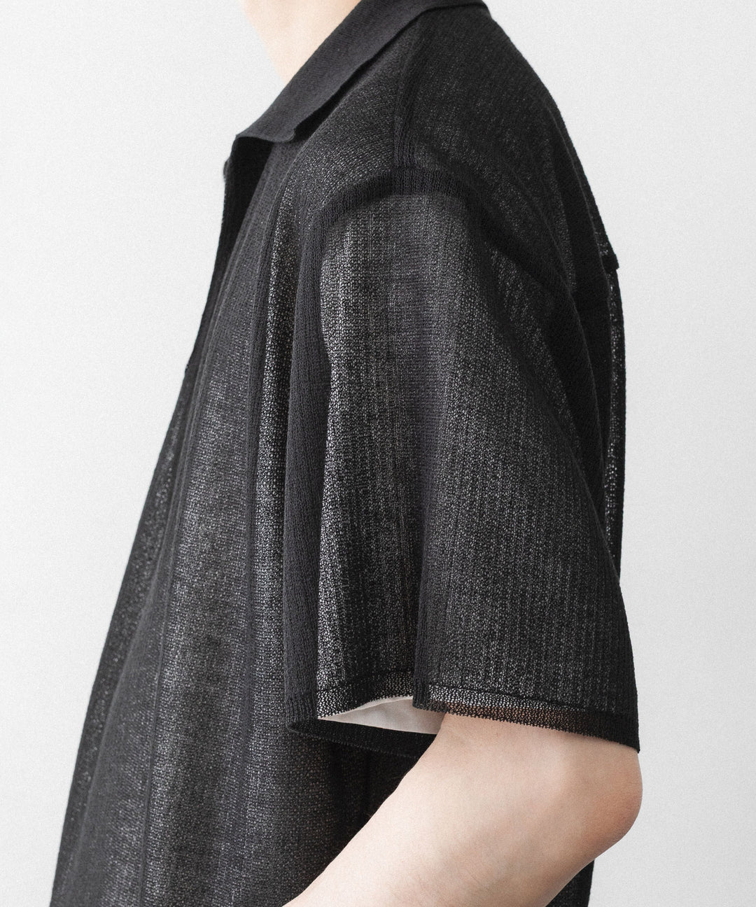 ssstein(シュタイン)のPE/RAMIE KNIT SS SKIPPER - DARK CHARCOALの公式通販サイトsession福岡セレクトショップ