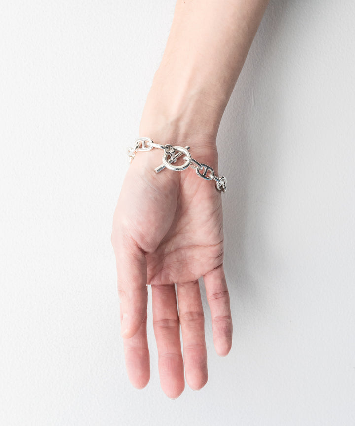 【INTÉRIM】TAXCO SILVER ANCHOR BRACELET - SILVER