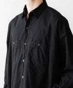 画像をギャラリービューアに読み込む, INTÉRI インテリムのBLACK SURFAR GARMENT DYE HYPER BIG MIL WORK SHIRT TYPE2のBLACK公式通販サイトsession福岡セレクトショップ
