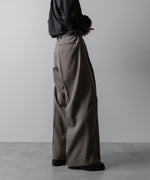 画像をギャラリービューアに読み込む, ssstein(シュタイン)のDOUBLE WEAVE HOUNDSTOOTH EXTRA WIDE TROUSERS - HOUNDSTOOTHの公式通販サイトsession福岡セレクトショップ
