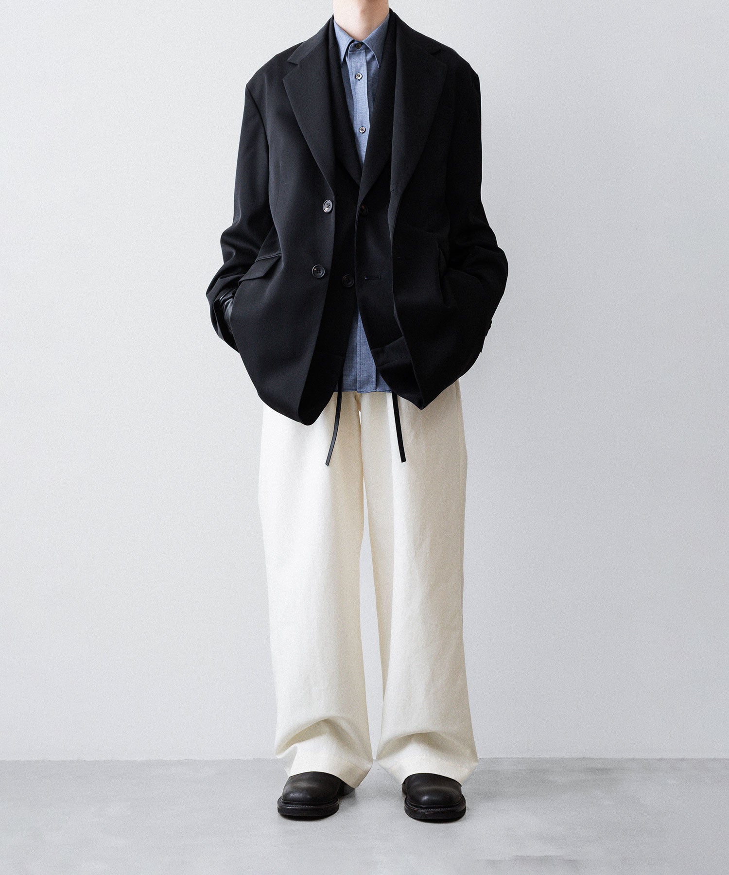 ssstein(シュタイン)のOVERSIZED LAYERED COMBINATION JACKET - BLACKの公式通販サイトsession福岡セレクトショップ