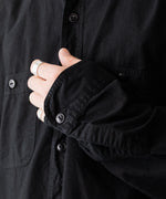 画像をギャラリービューアに読み込む, INTÉRI インテリムのBLACK SURFAR GARMENT DYE HYPER BIG MIL WORK SHIRT TYPE2のBLACK公式通販サイトsession福岡セレクトショップ
